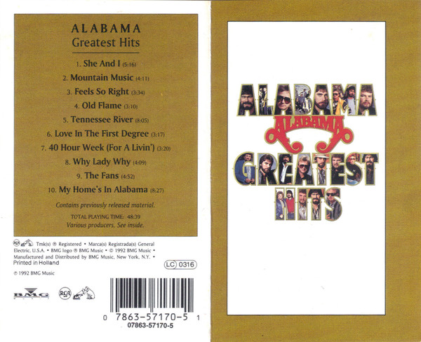 Alabama Greatest Hits